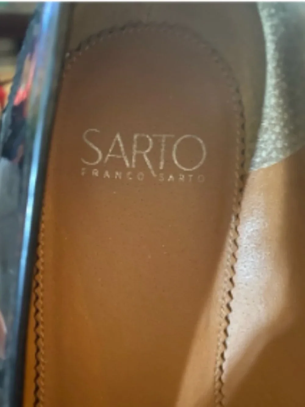 Franco Sarto Black Patent Studded Loafers Size 10.5 Summer Sale